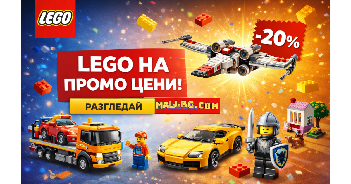 LEGO вече са с ПРОМО цени в Mallbg.com